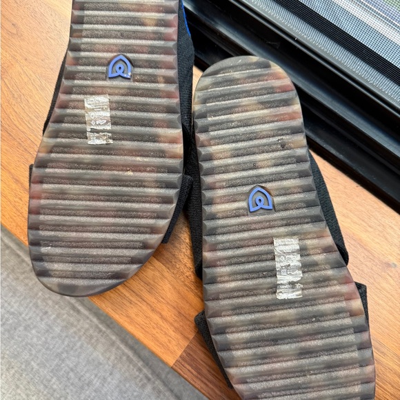 Rothy's The Weekend Slide Sandals in Black - Picture 2 of 3